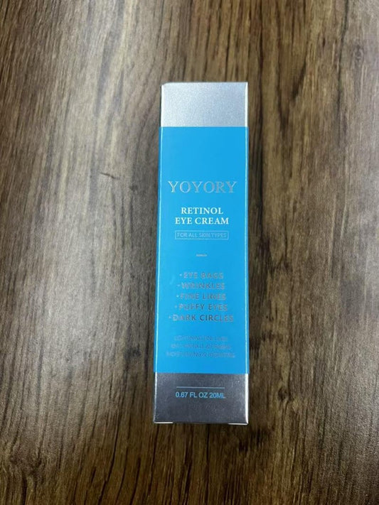 YOYORY Eye Cream for Eye Bags - for Dark Circles, Fine Lines,Wrinkles, Puffiness - Hydrating & Moisturizing Skin CareGift for Women and Men, 0.67 fl oz
