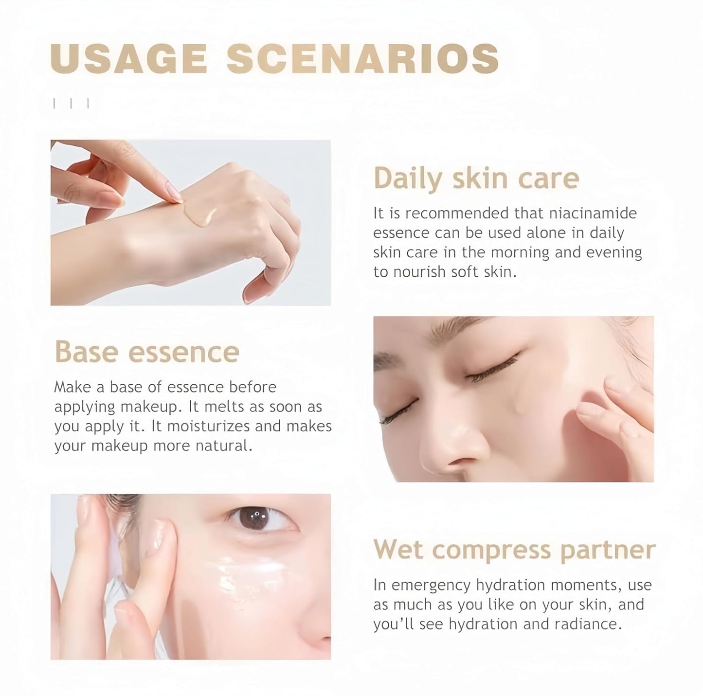 Niacinamide Serum for Face and Body - Brightening Moisturizer for Dark Spots, Fine Lines & Wrinkles | 17.58 Fl Oz