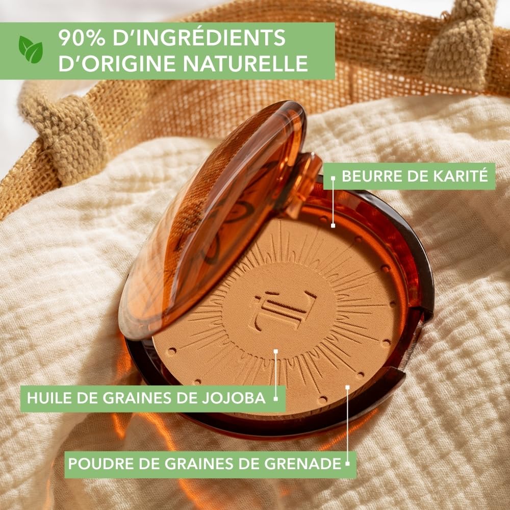 T.Leclerc Bronzing Powder 02 - Soleil Cuivré | Natural Radiance & Warmth for All Skin Types