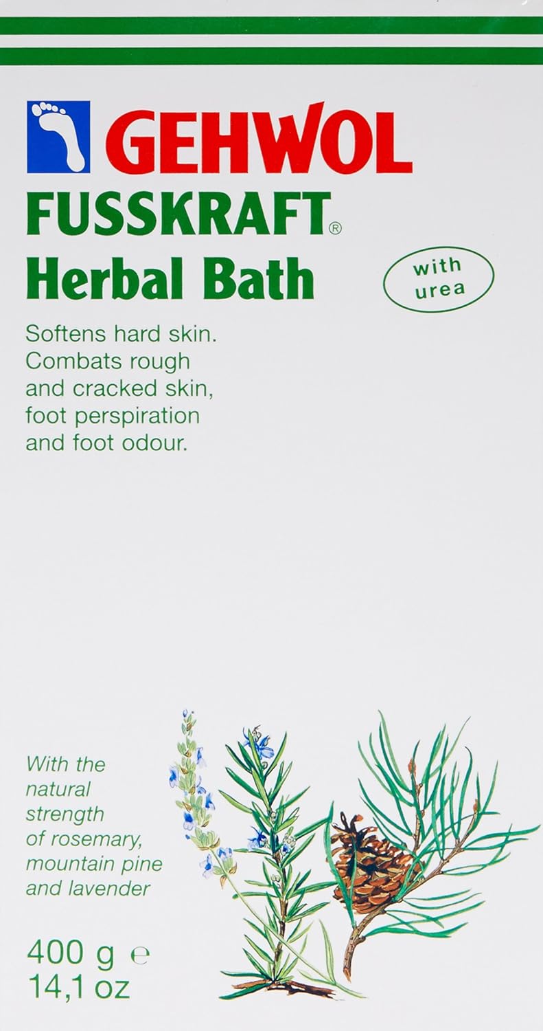 GEHWOL Herbal Bath Soak - Relaxing Foot Soak with Natural Ingredients | 14.1 oz