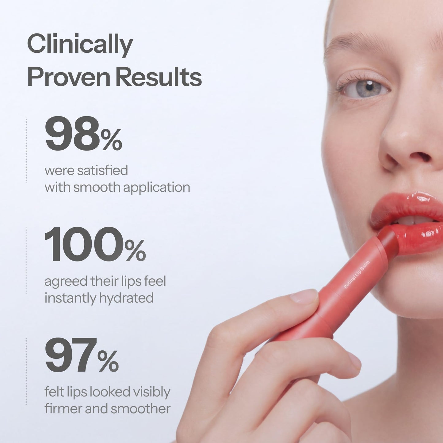 Dr.Different Retinal Lip Balm Tinted, Anti-Wrinkle Lip Treatment with Deep Hydration & Long-Lasting Moisture, K-Skincare made by Korean Dermatologist, 0.14oz