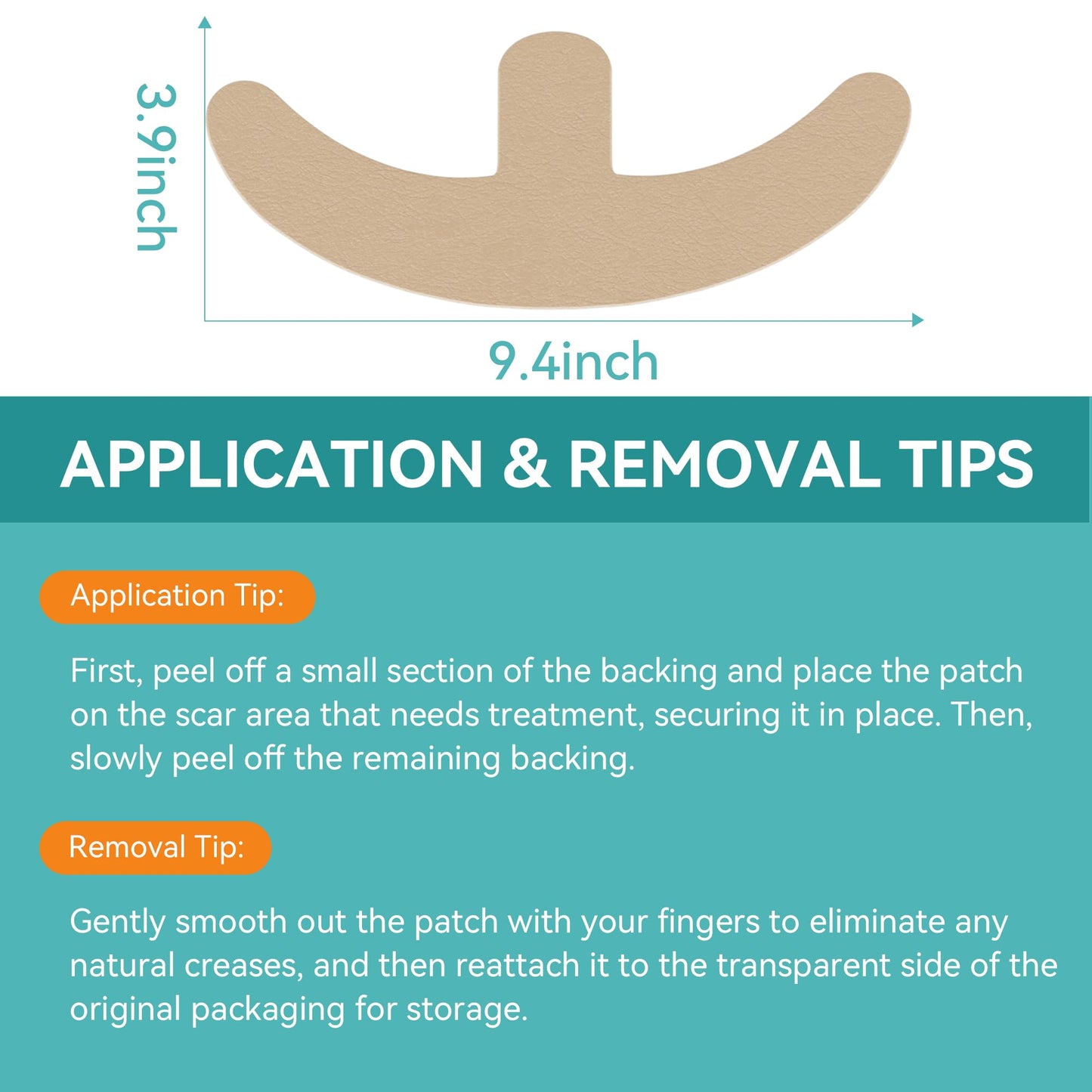 Silicone Scar Sheets for Breast – 6 Anchor Shape Patches | Medical Grade Silicone, Hypoallergenic & Reusable for Breast Lift, Reduction, Augmentation or Mastectomy Surgery Scar Removal