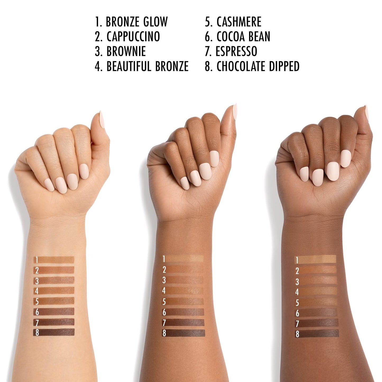 Black Radiance Color Perfect Foundation Stick with Soft Brush Applicator Duo – Buildable, Blendable Versatile Pigment-Rich Formula - Beautiful Bronze