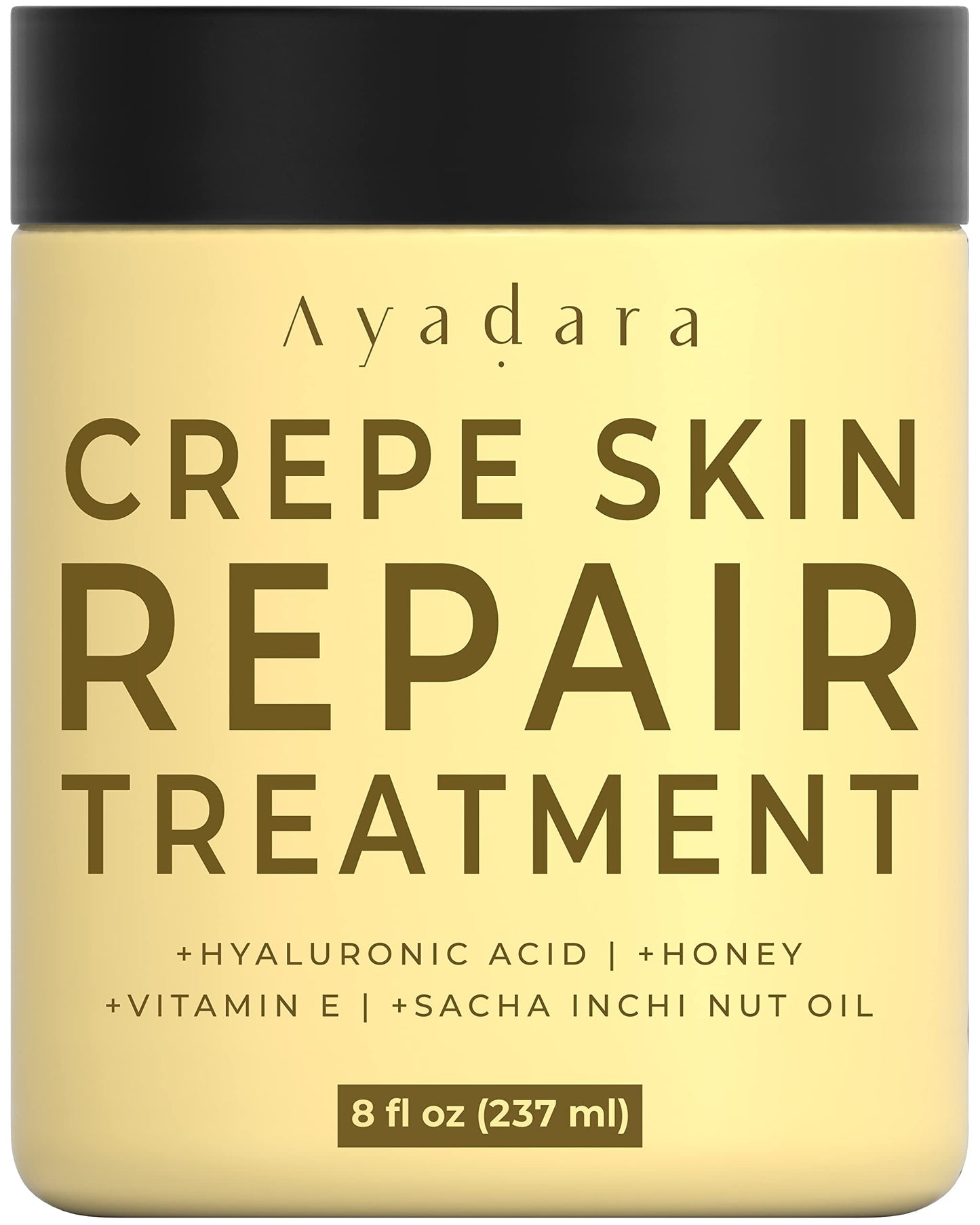 AYADARA Crepey Skin Repair cream 8oz, Firming Lotion for Loose Skin, Crepe Corrector Collagen Cream for Body Tightening, Wrinkle Cream for Face, Neck, Arms and Legs, 500+ Uses