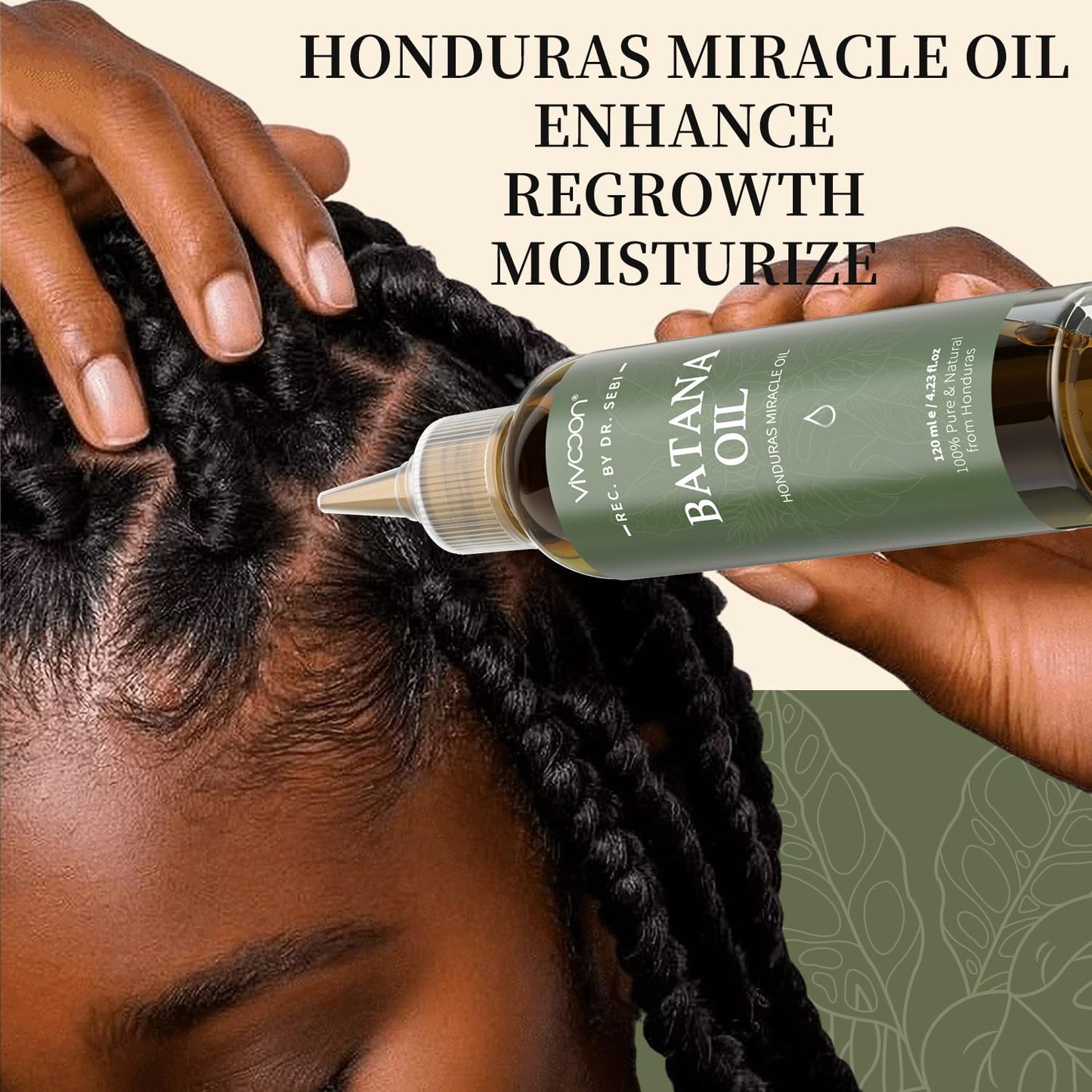 Vivccon Batana Oil Kit for Hair Growth, Pack of 2, Enhance Hair & Skin Radiance Wellness for Men & Women