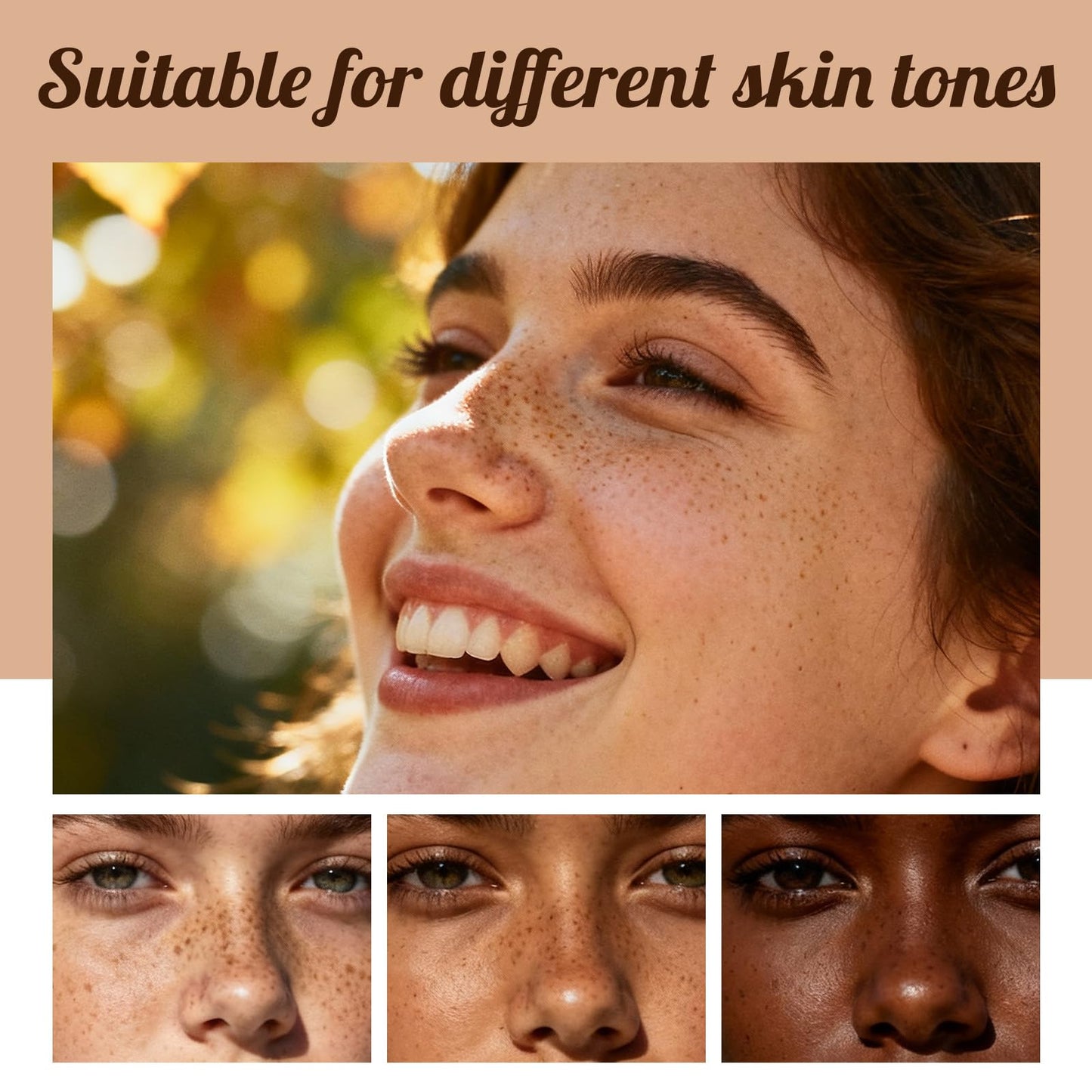 Janwana Freckle Pen Lifelike Natural Freckle Makeup Waterproof & Smudge Proof 2PCS Long Lasting Freckle Faux Looking Freckle Pencils - Light Brown + Natural Coffee