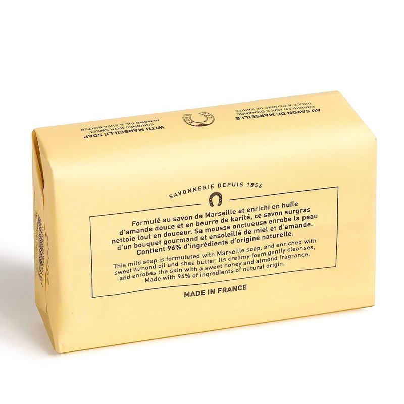 Gentle Perfumed Soap Bars - Organic Moisturizing Body Soap for Men & Women | Honey & Almond, 125g/4.41oz, Pack of 2