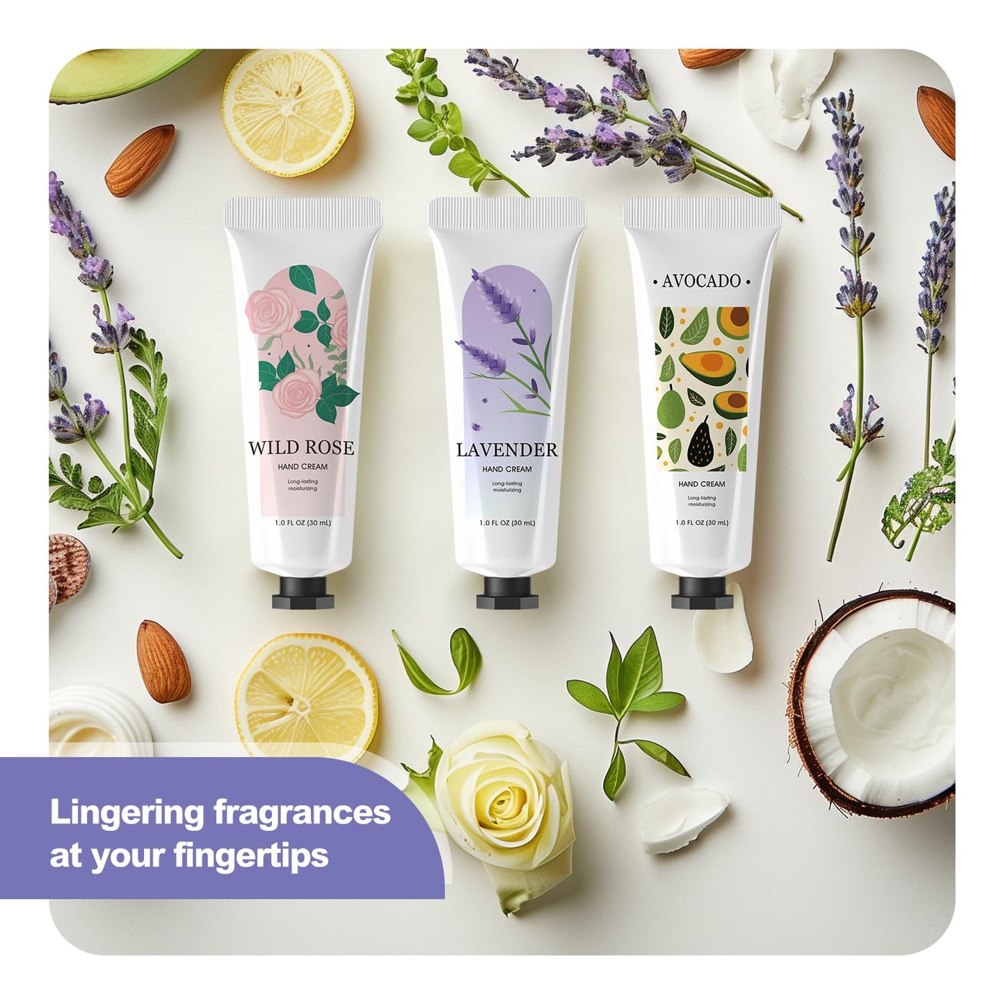 spa luxetique 10 Pack Hand Cream Gifts Set Hand Lotion Dry Cracked Travel Size Mini Small Bulk Women Bridesmaid Proposal Mothers Day Mom Teacher Appreciation Party Favors Her Easter Basket Stuffers