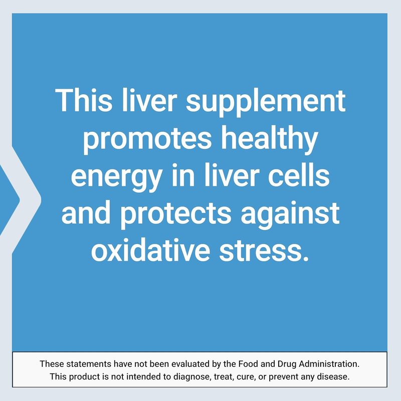 Liver Efficiency Formula - Supports Healthy Liver Function & Antioxidant Levels | Gluten-Free, Non-GMO, 30 Capsules