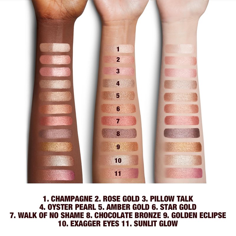 Charlotte Tilbury Eyes to Mesmerize Cream Eyeshadow - Long-Lasting Single Eyeshadow - Water-Infused Metallic Formula with Vitamin E for Crease-Resistant Wear - Pillow Talk