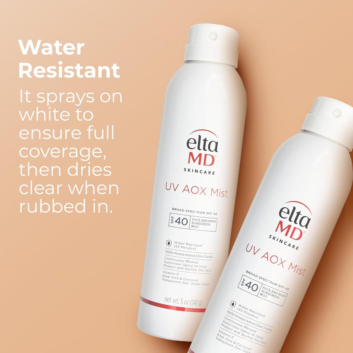 EltaMD UV AOX Mist - Hydrating Mineral Sunscreen Spray for All Skin Types | 3 oz
