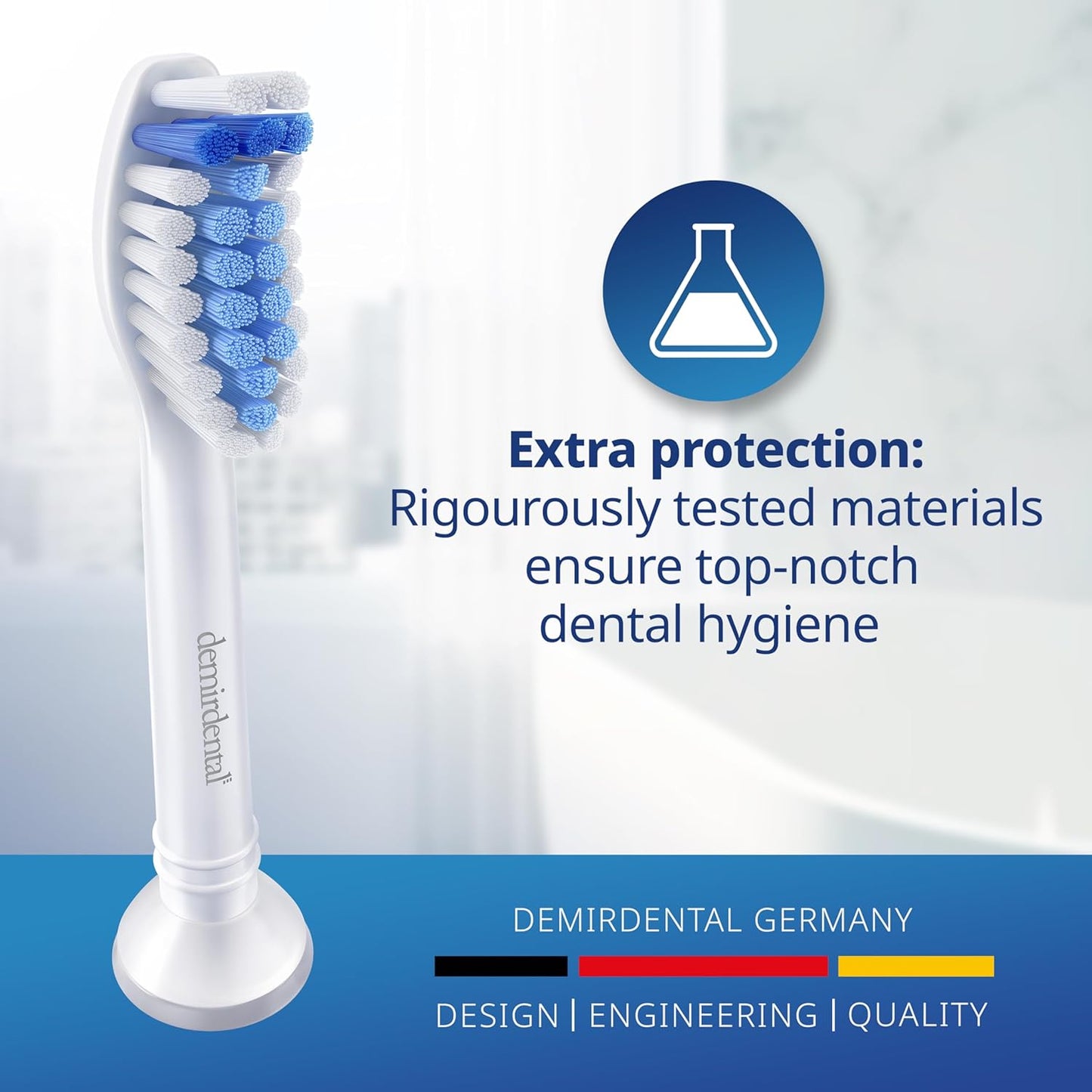 Toothbrush Heads for Sensitive Gums | Compatible with Philips Sonicare - Soft Replacement Heads - 8 Pack