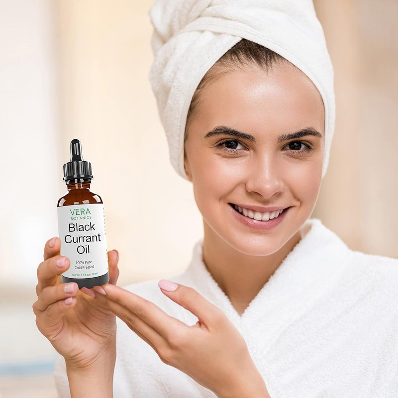 Black Currant Oil - 100% Pure Cold-Pressed Oil for Face, Skin, Hair & Nails | Moisturizing & Nourishing