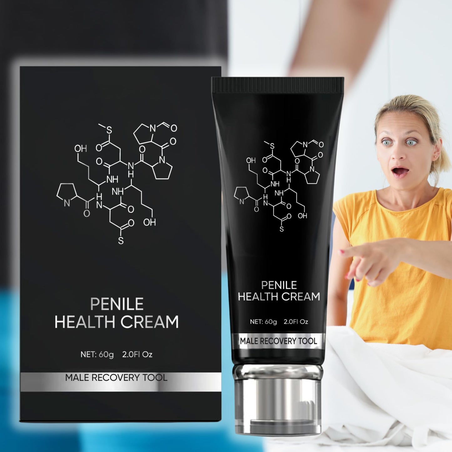 Irvy Penile Health ED Cream for Men to Get Hard Fast - Acting Male Topical Cream, 1.75 Fl Oz – Male Re-Vitalize Formula Med3000 Gel for Men for Moisturizing, Soothing, and Enhancing Comfort