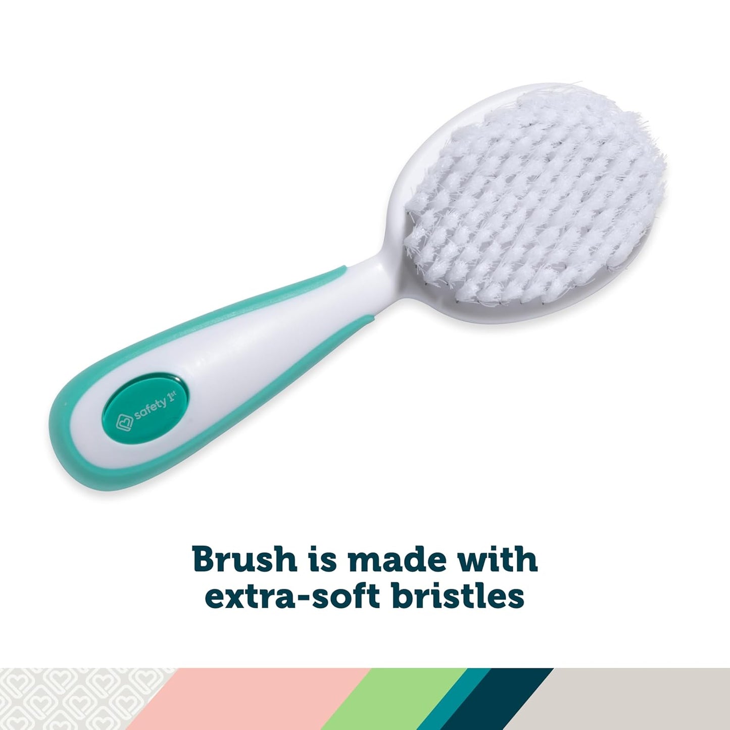 Easy Grip Brush and Comb Set - Ergonomic Design for Effortless Styling | Colors May Vary