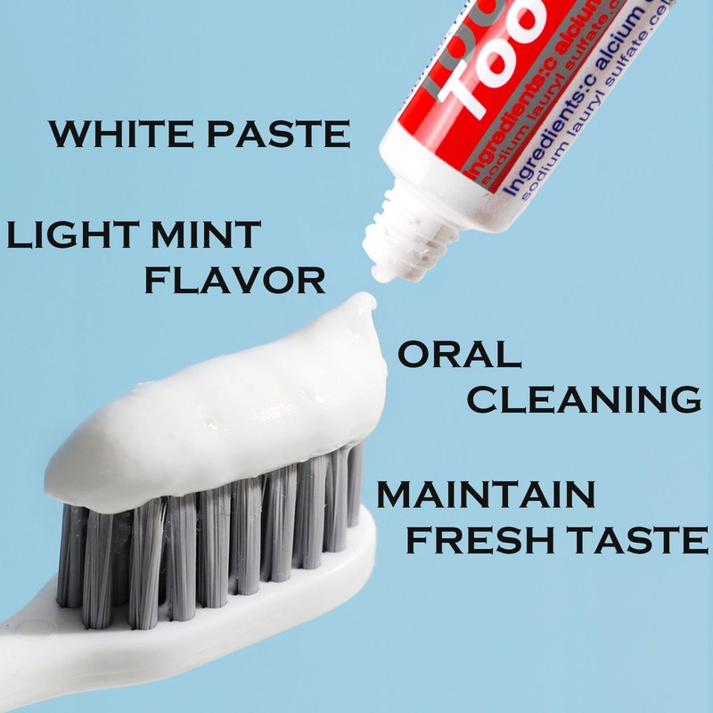 HAIFOTRVA 200 Tubes Bulk Travel Size Toothpaste,Extra Small 0.35oz Small Toothpaste Travel Size Bulk 0.8x3.5 inches Peppermint Mini Disposable Toothpaste for Hotel,Guests,Homeless,Charity