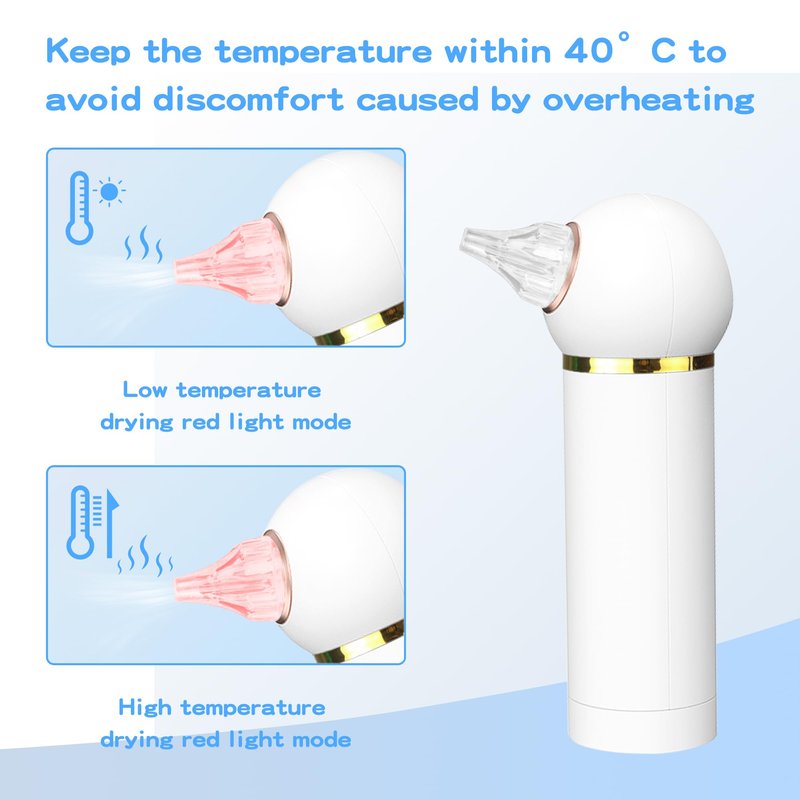 TopQuaFocus Ear Dryer for Adults Kids, Electronic Inner Ear Fluid Removal Tool, Circulation Design - 2min Quick Drying Eardrum, Ideal for Swimmers’ to Dry the Air of Ears