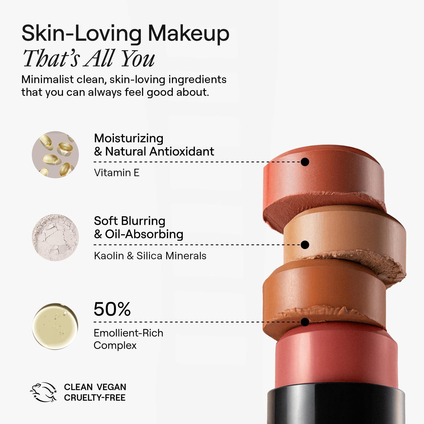 Nudestix Nudies Bronze All Over Matte Bronzing Stick – 3-in-1 Cream Bronzer for Cheeks, Eyes & Lips with Built-In Brush | Natural Contour & Sun-Kissed Glow | Bondi Bae