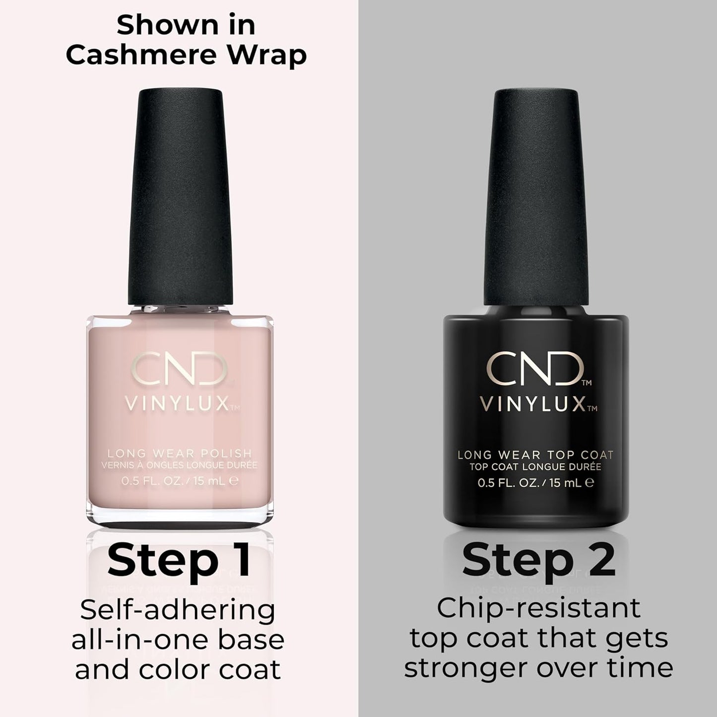 CND Vinylux Nail Polish - Longwear Nude Color with Gel-like Shine | 0.5 Fl Oz
