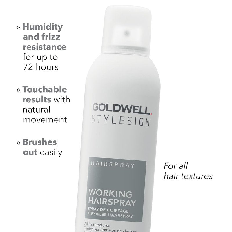 Goldwell StyleSign Working Hairspray - Flexible Hold & Shine | 10.6 oz