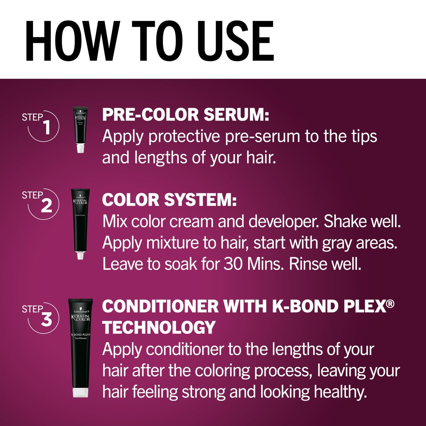 Schwarzkopf Keratin Color Permanent Hair Color, 7.7 Medium Auburn - Professional Quality Permanent Hair Dye, Up to 100% Gray Coverage - 1 Application