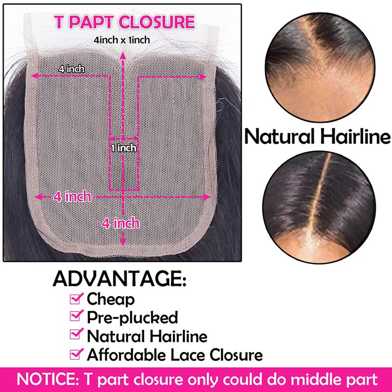 Deep Wave Bundles with Closure Brazilian Deep Curly Human Hair 3 Bundles with Closure(10 10 10+10) Middle Part 4x4 inch Lace Closure Wet and Wavy Natural Color 50g