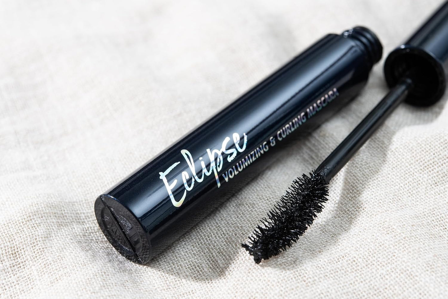Lune+Aster Volumizing Curling Mascara - Black | Vegan Tubular Formula, Smudge-Proof & Easy Removal