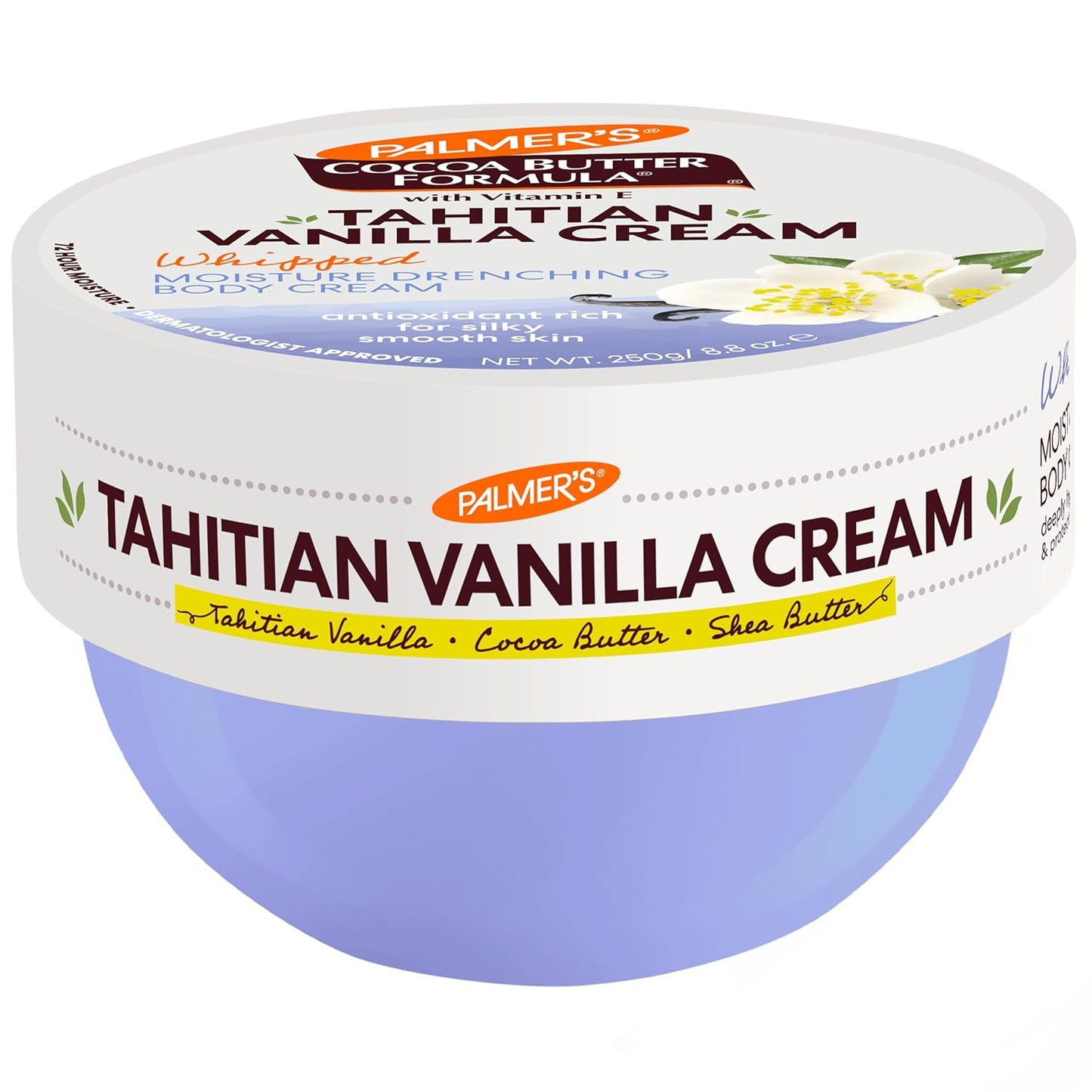 Palmer's Cocoa Butter Body Cream - Moisture Drenching Tahitian Vanilla, 8.8 Oz | 72Hr Hydration with Shea Butter & Vitamin E