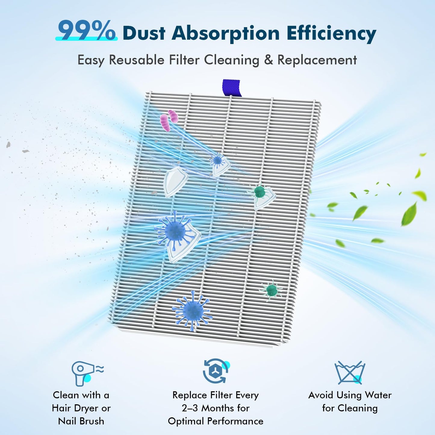 Rechargeable Nail Dust Collector, 80W Powerful Dust Suction Machine Vacuum Nail Fan Dust Collector with Adjustable Suction for Nail Salons & DIY Home
