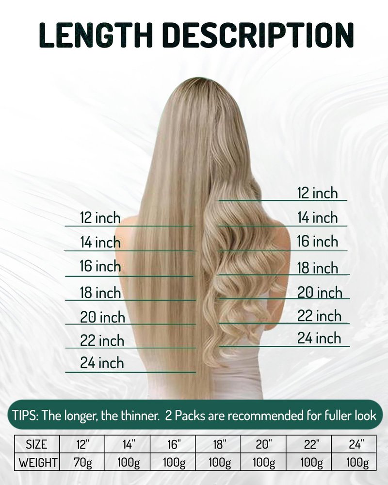 RUNATURE Blonde Weft Hair Extensions Human Hair, Sew in Human Hair for Women, Add Hair Volume, 12 Inch 70G Light Blonde Highlights, Can be DIY, Easy to Maintain #18P60