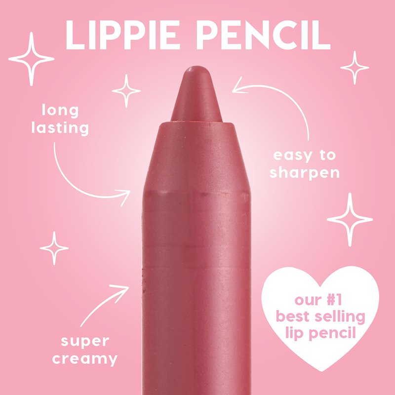 ColourPop Lippie Lip Pencil Vault - 10 High-Pigment, Long-Lasting & Sharpenable Lip Liners with High-Impact Color - Vegan, Cream Formula with Precise Application - Truth or Bare (0.04 oz)