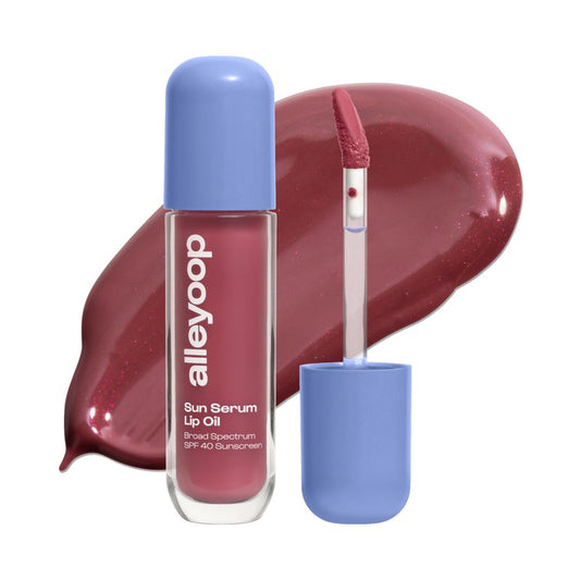 Alleyoop Sun Serum Lip Oil SPF 40 – Tinted Lip Oil with SPF, Hydrating Tinted Lip-Moisturizer for Women, Lips Sunscreen for Cracked Lips, Smooths & Soothes, Vegan, Travel-Friendly, Daylight