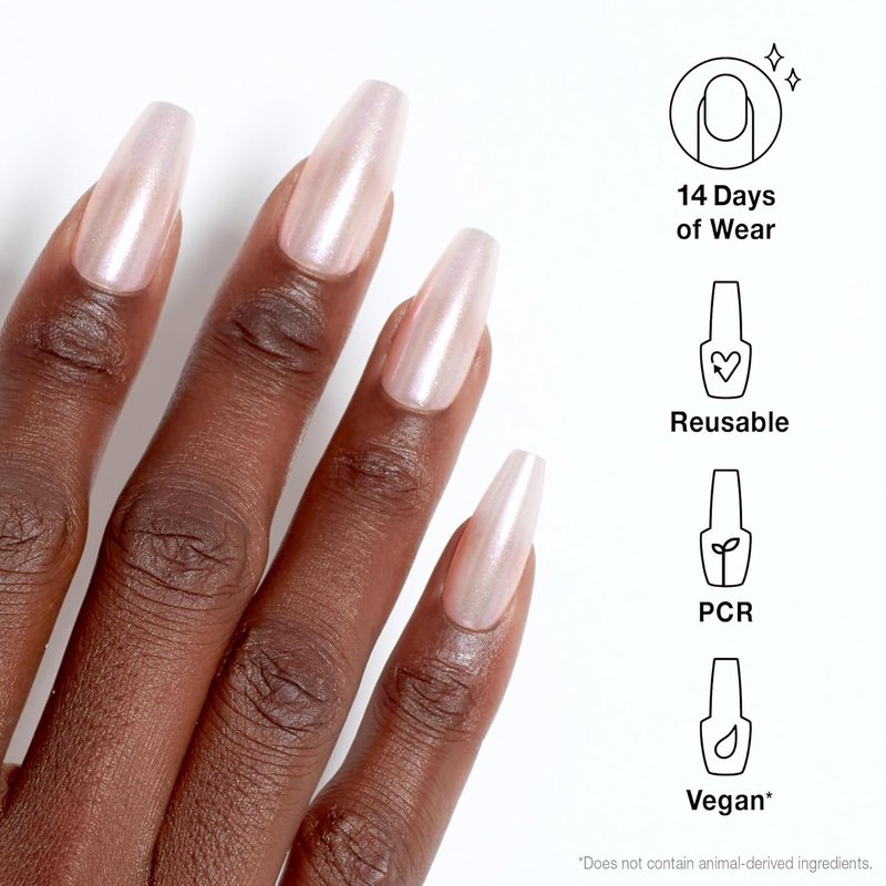 OPI Press-On Nails - Classic Short Round, Long Almond & Coffin Shapes | Professional Nail Art Kit