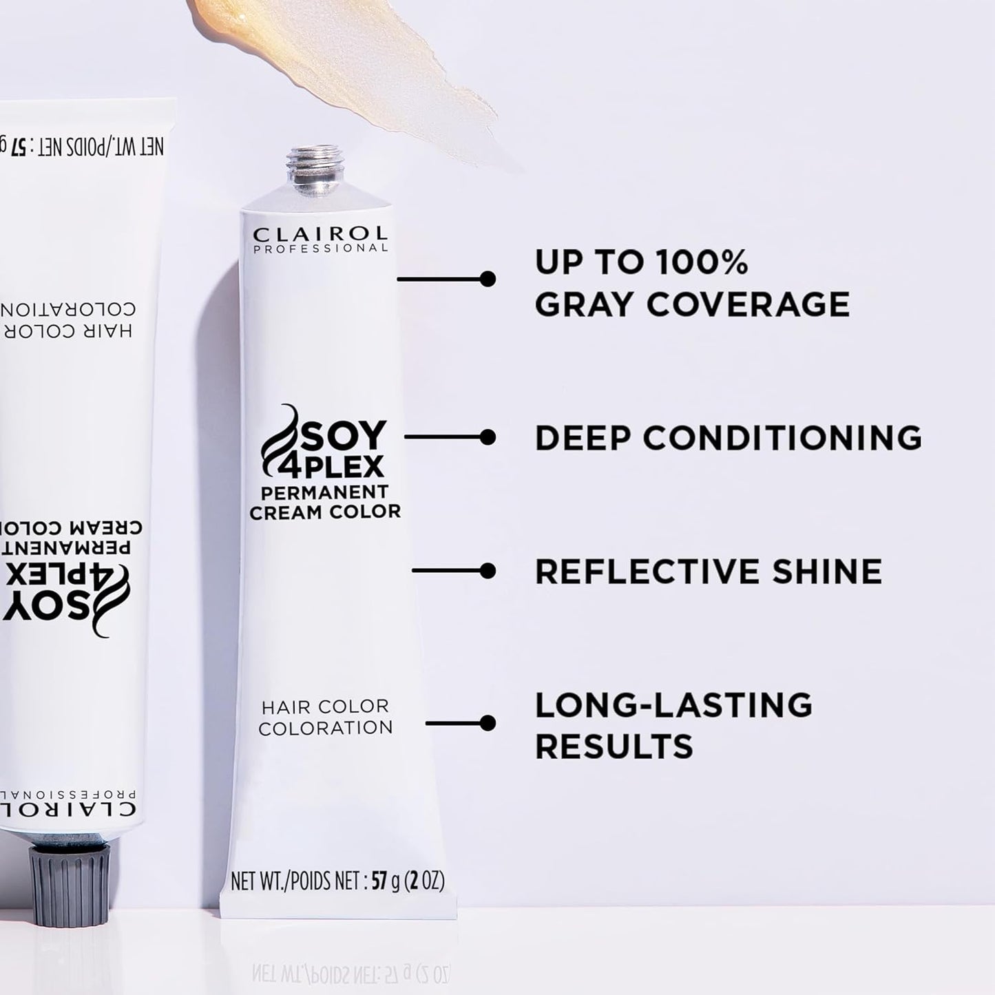 Clairol Professional Permanent Cream Hair Color - 100% Gray Coverage | Deep Conditioning in Blonde, Brown, Black & Red-Violet Shades