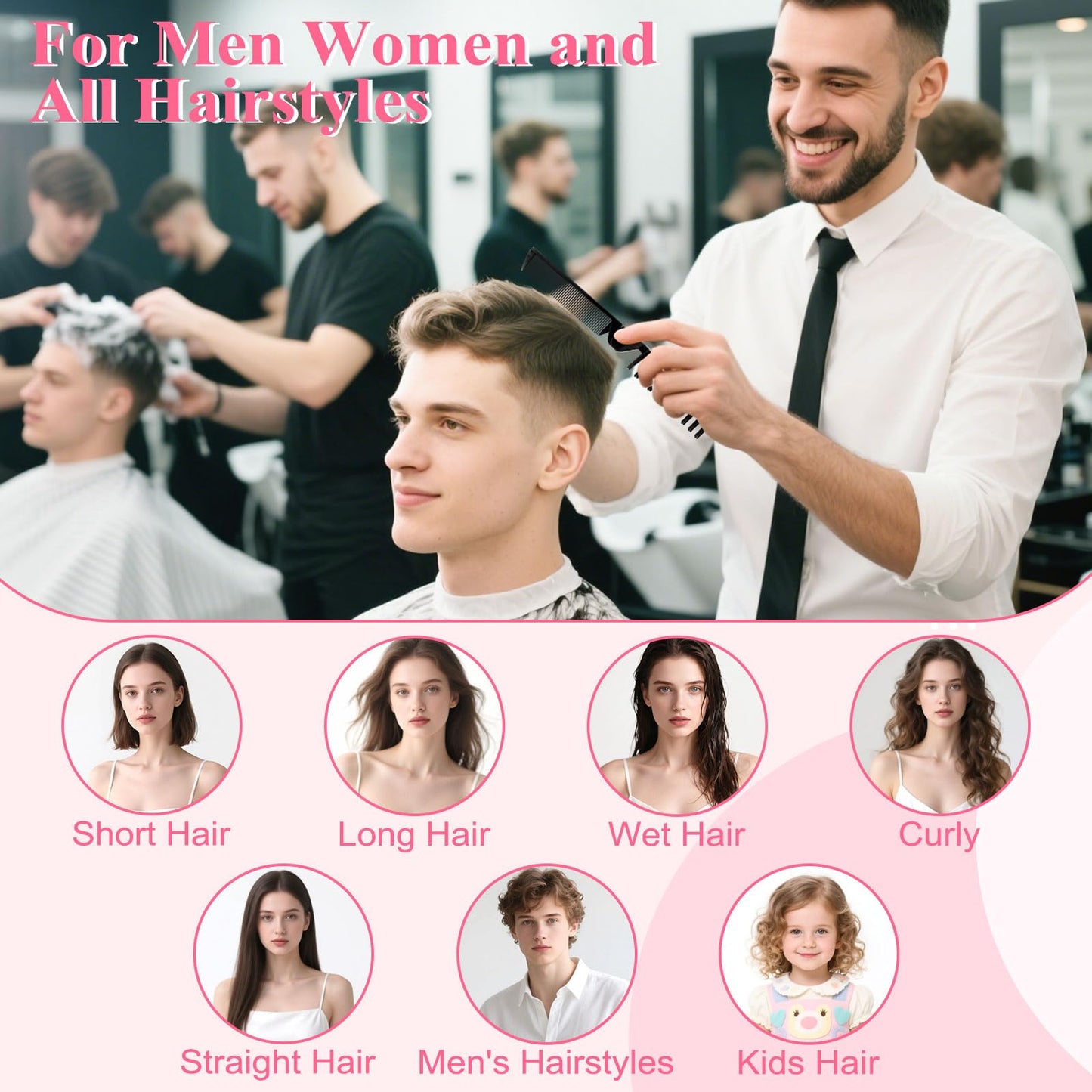 Foldable Hair Combs In Bulk, Individually Wrapped Multicolour Folding Comb, Women Men Pocket Size Double Headed Mini Hair Brush Styling Tool for Travel Hotel Homeless Shelter Charity Church(60 Pack)