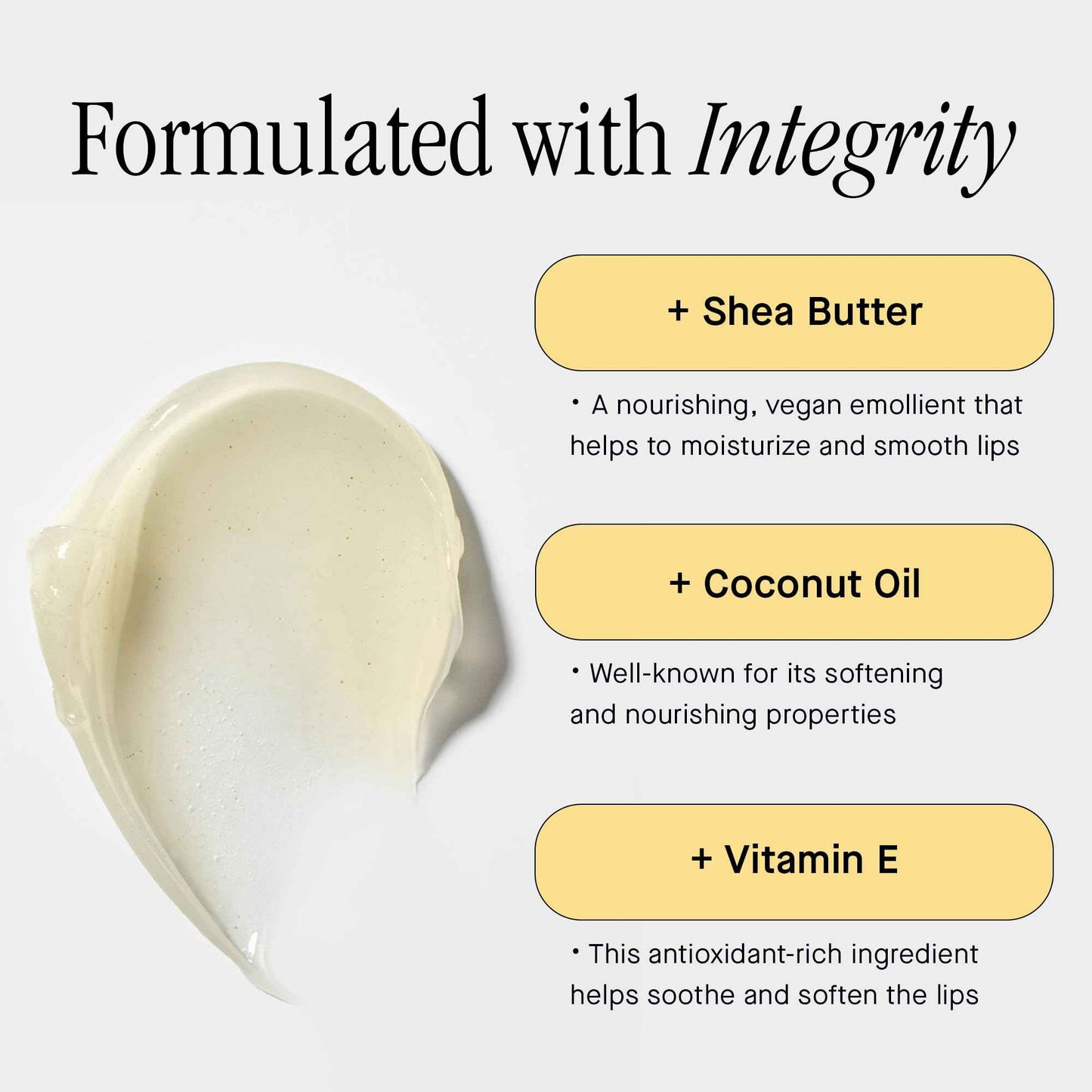 Brandefy Lip Hydrating Mask - Shea Butter and Coconut Oil, Glycerin, Vitamin E - Hydrating, Overnight Lip Mask for Dry Lips, Made in the USA (0.45 Oz)