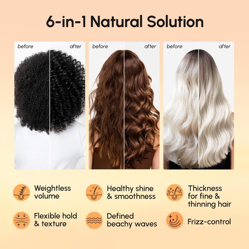MAREE Texture Spray for Hair Women – Sea Salt Spray with Keratin, Vitamin B5 & Plant Proteins Hairspray – Flexible Hold Non-Sticky Texturizing Spray – Sea Salt Hair Spray Natural Volume & Beach Waves