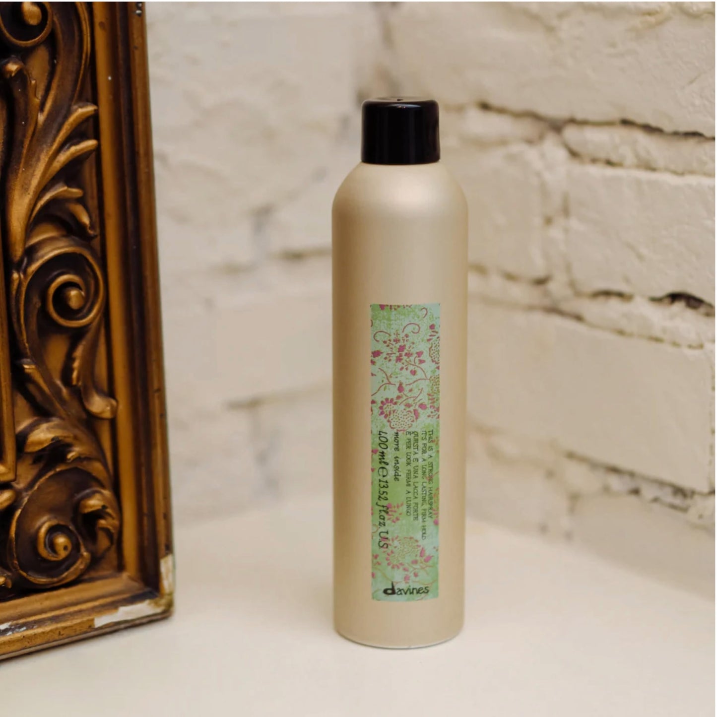 Davines This Is A Strong Hair Spray, Strong Hold Long-Lasting Control - Locks Styles in Place with Natural Shine - Humidity Resistant, 13.53 Fl Oz