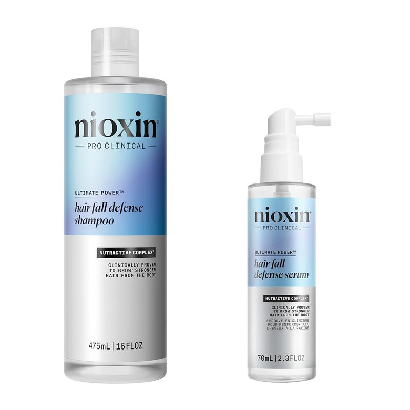 Nioxin Hair Fall Defense Shampoo - Activates Hair Follicles for Less Hair Loss | 10.1 oz