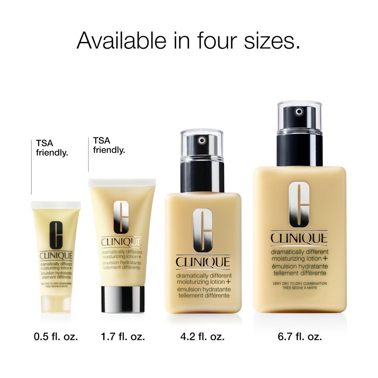Clinique 3-Step Dramatically Different Moisturizing Lotion+ | Face Moisturizer For Dry to Dry Combination Skin Types | With Glycerin | Hydrating, 6.7 Fl Oz