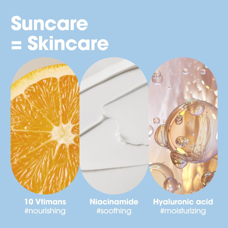 SOME BY MI V10 Hyal Air Fit Sunscreen SPF 50 – 1.69oz, 50ml – Korean Centella Sunscreen for Face with UV Protection – Non-Greasy, No White Cast, No Eye Irritation for Sensitive Skin – Korean Skin Care