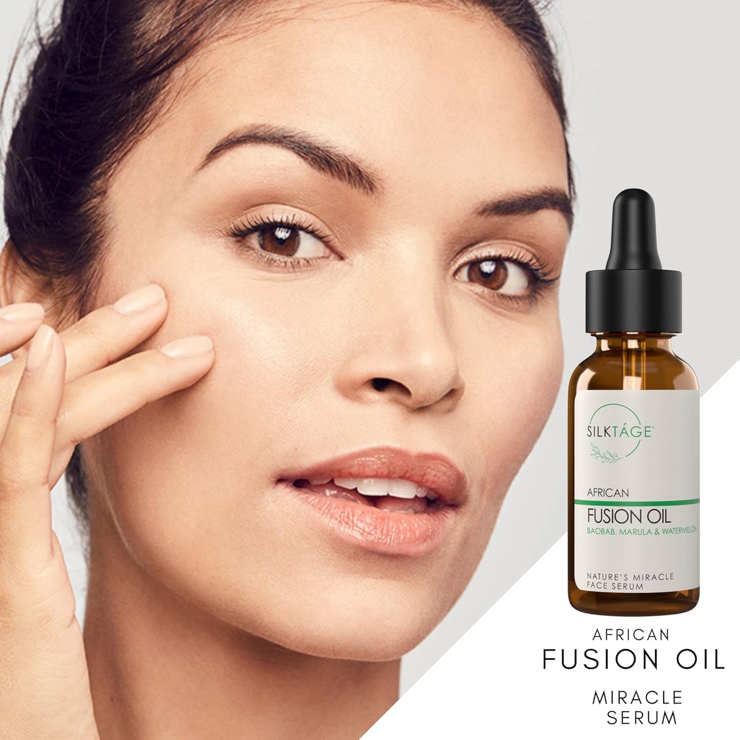 African Fusion Oil - Nourishing Face Serum with Marula, Baobab & Moringa | 1 Fl Oz