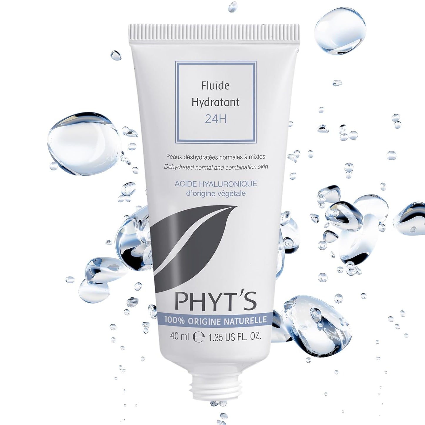 24H Moisturizing Fluid | Aloe Vera Face Moisturizer for Hydration & Shine Control - 1.35 oz