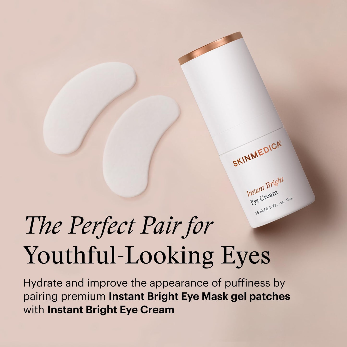 SkinMedica Instant Bright Eye Cream - Advanced Eye Cream to Help Reduce the Appearance of Wrinkles, Dark Circles, Puffiness & Fine Lines - Enriched with Hyaluronic Acid & Antioxidants (0.5 Oz)
