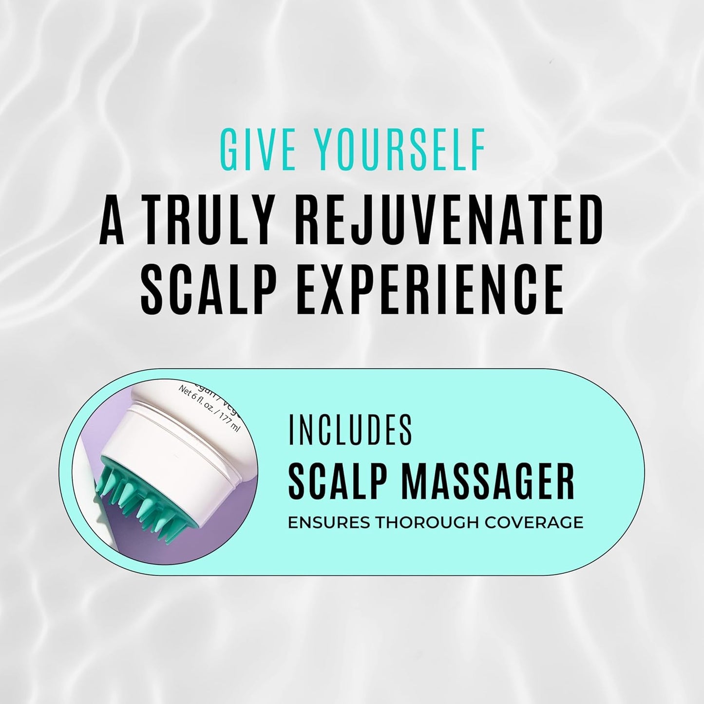 Malibu C Scalp Scrub - Gentle Exfoliating Hair Treatment with Activated Charcoal & Jojoba Esters | 6 oz Vegan Formula
