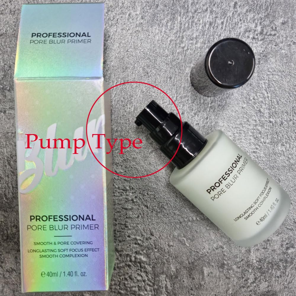 PRETTYSKIN Professional Pore Silk Makeup Primer for Face 40ml – Long-Lasting Blurring Primer with Silicone Gel, Smooth Finish, Helps Cover Pores & Fine Lines, Non-Sticky, Lightweight (Blur Primer)