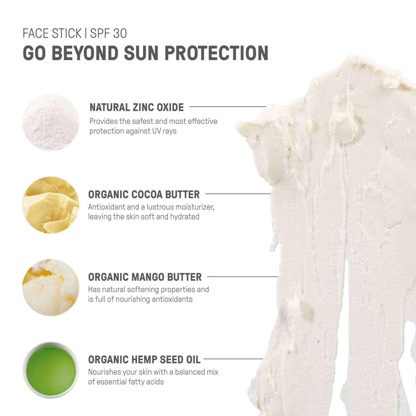 Raw Elements Eco Stick SPF 30+ Facestick