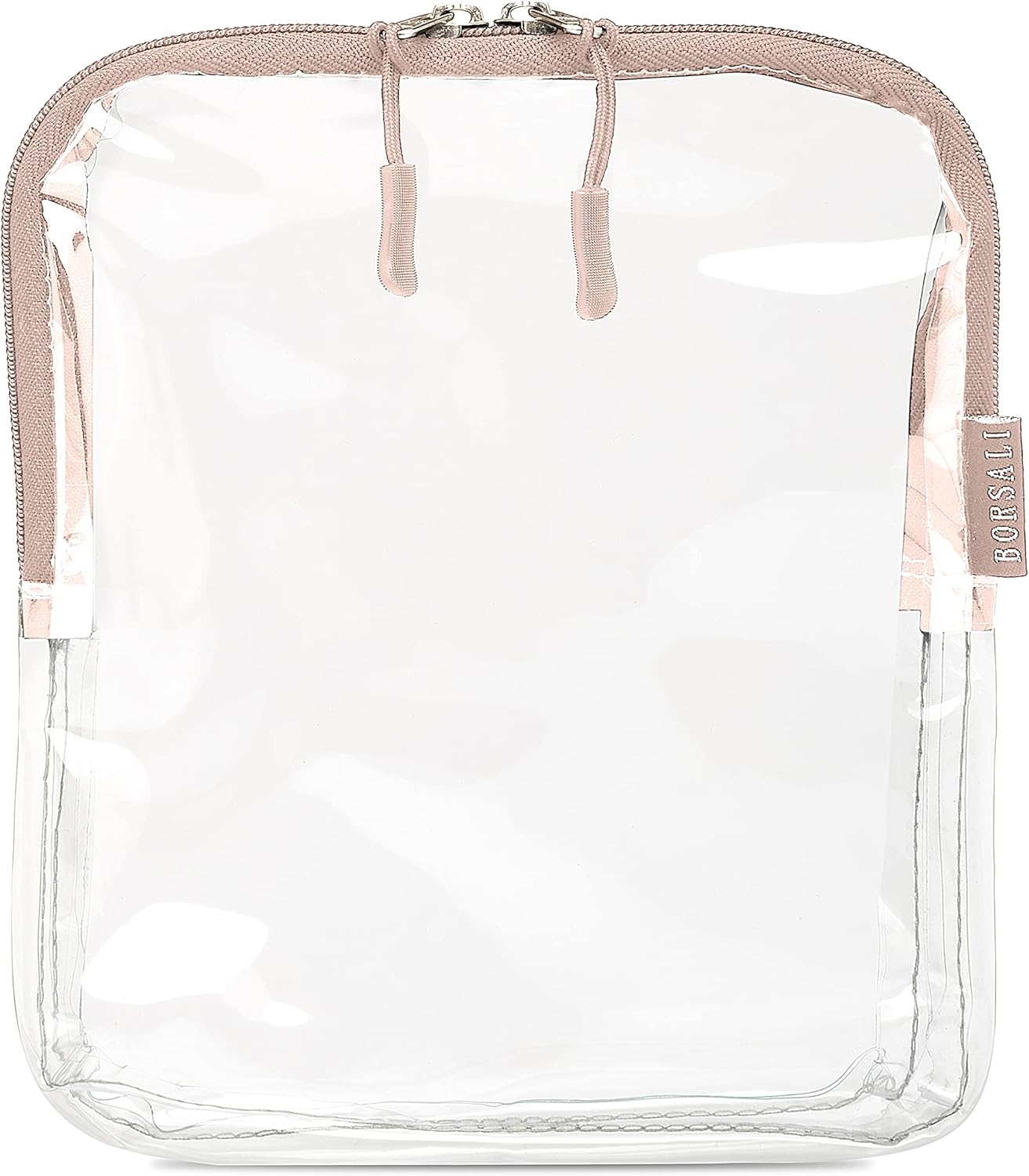 BORSALI TSA Approved Clear Toiletry Bag Set - 3 Color Travel Organizers for Easy Security Access