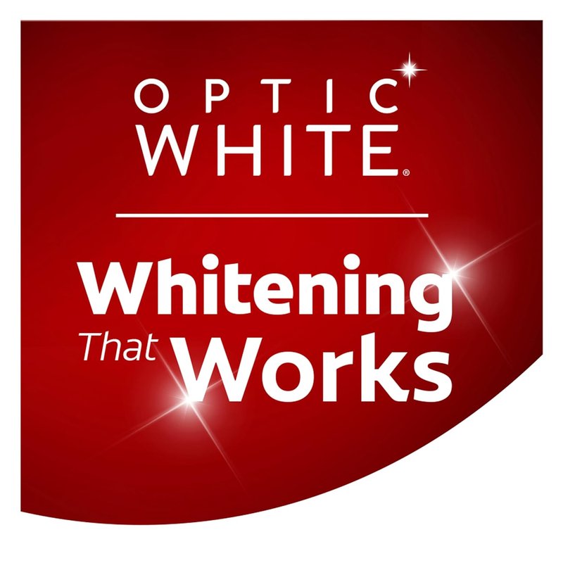 Colgate Optic White Whitening Mouthwash - Alcohol-Free Icy Fresh Mint | 16 Fl Oz (6 Pack)