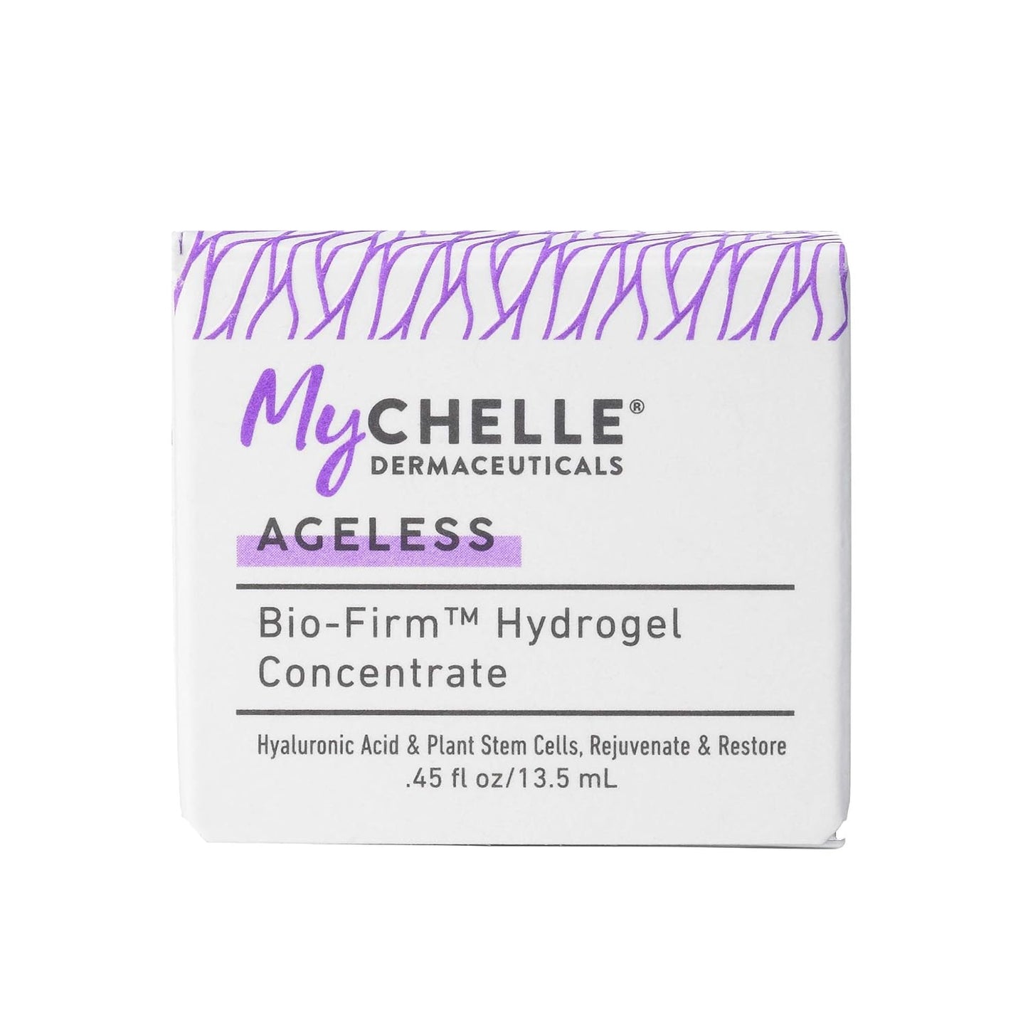 MyCHELLE Bio-Firm Hydrogel Concentrate | Hyaluronic Acid & Plant Stem Cells, 0.45 Fl Oz - Rejuvenates & Reduces Fine Lines